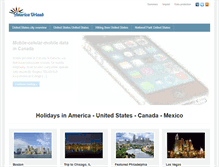 Tablet Screenshot of americaurlaub.de